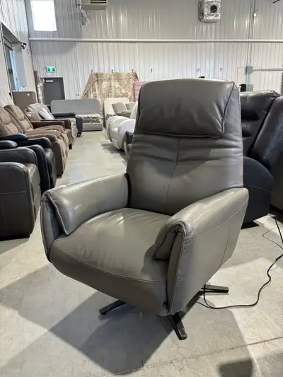 Top Grain Leather Recliner , View more