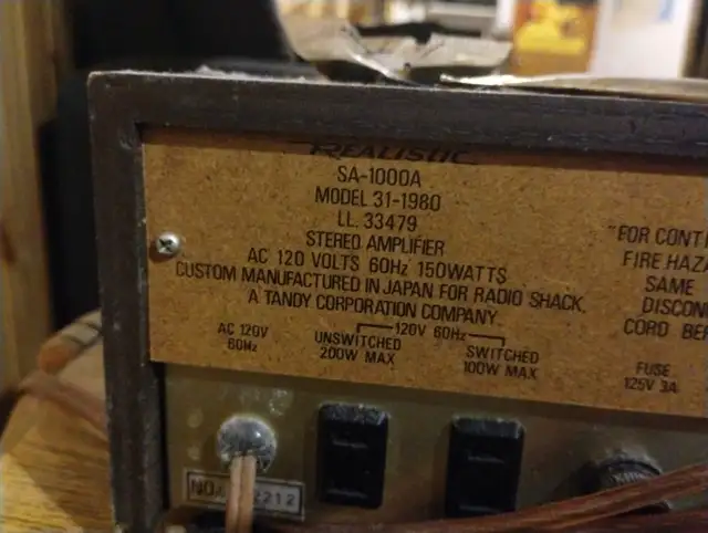 SPÉCIAL!!!Amplificateur réalistic vintage sa-1000 140$ in Stereo Systems & Home Theatre in Lévis - Image 5