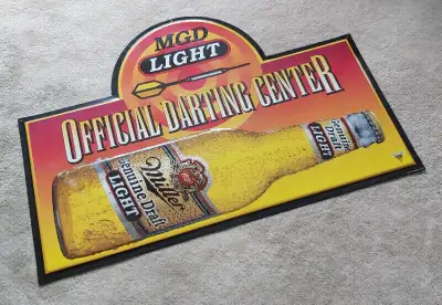 Vintage Miller Genuine Draft Light Beer Official Darting Center, View more