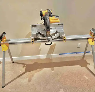 Dewalt 12” Miter Saw and Heavy Duty Stand, View more