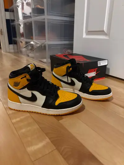 Air Jordan 1 Retro High OG “Taxi” (Grade School)., View more