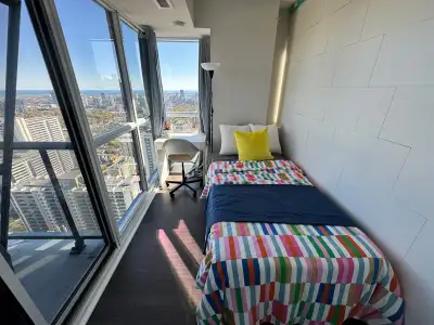 Hey everyone! Got a private bedroom opening up in a gorgeous high-rise condo at 561 Sherbourne St. P...