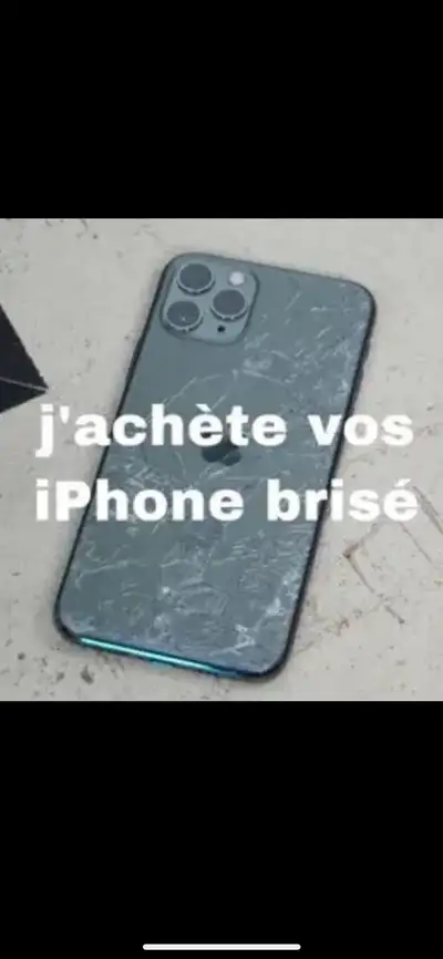 JACHETE VOS IPHONE USAGÉ OU BRISÉ, View more