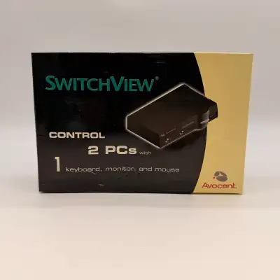 Avocent SwitchView 2-Port KVM Switch – New, View more
