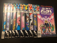 Psi Force lot of 10 comics $20 OBO