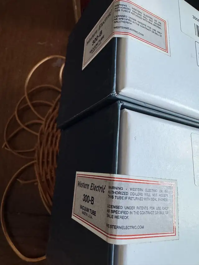 300B Western Electric NIB/NOS tubes Matched Pair Rossville, GA in Stereo Systems & Home Theatre in City of Toronto - Image 4