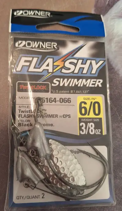 Owner Flashy Swimmer hook, View more