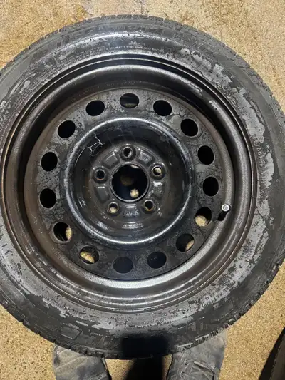 4 Tires All Seasonal 205/55R16 91H Uniroyal Tire Paw Touring Like New 9/32 treads