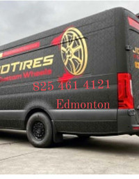 Edmonton Mobile tire service 825 461 4121 