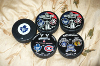 toronto maple leaf pucks