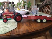 Farmall Tractor 404 with Trailer