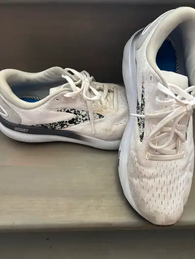 Women’s white ghost running shoes, View more