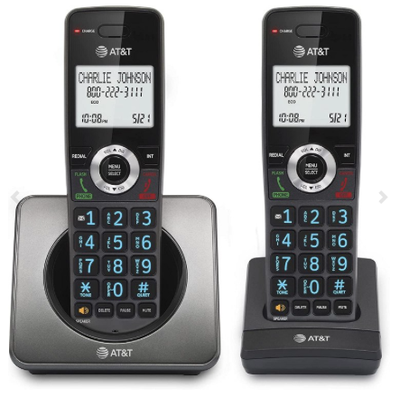AT&T 2-Handset DECT 6.0 Cordless Phone with Call Block- NEW, View more