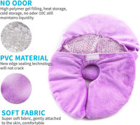 BF hot/cold pads with covers.