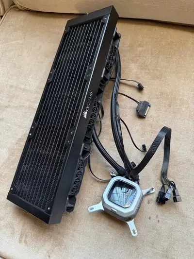 Corsair liquid cooler for CPU, View more
