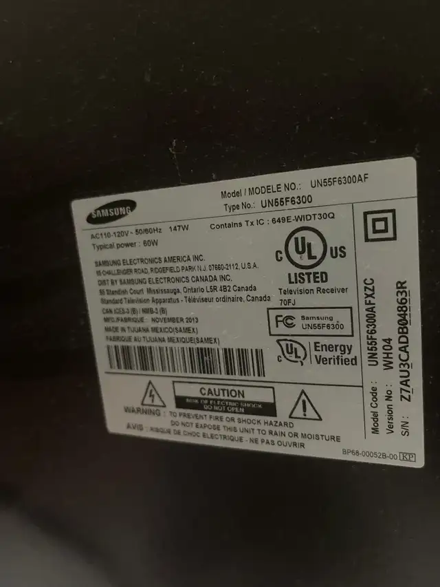 Samsung TV 55 inch  in TVs in Ottawa - Image 6