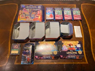 First Chapter Disney Lorcana Card Collection SEALED STUFF, View more