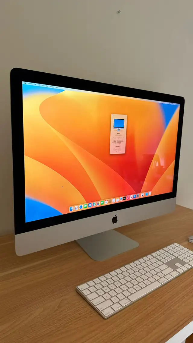 27-inch iMac 5K Retina Display Intel core i5/32GB RAM/512GB62863738487553121