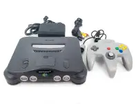 Nintendo 64 Console, Controller, Cables