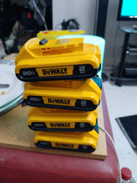 DeWalt 20v batteries 