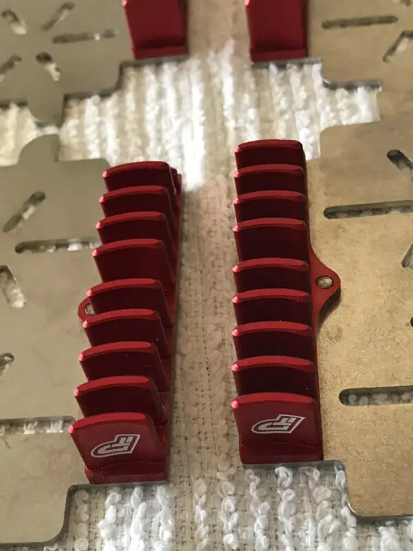 Ducati Brake pad Red heat sink radiator plates BPR01A CNC in Other in Barrie - Image 5