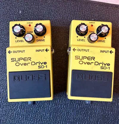 Selling two SD-1 pedals. Both in great condition. Classic overdrive as we all know. Went with a Heli...