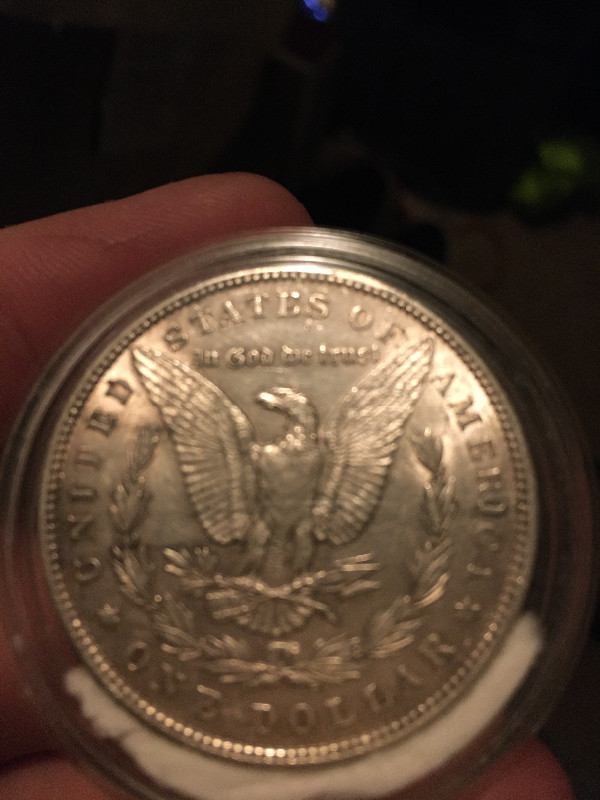 U.s silver Morgan silver dollar from 1896 incredible shape! coin in Other in London - Image 3