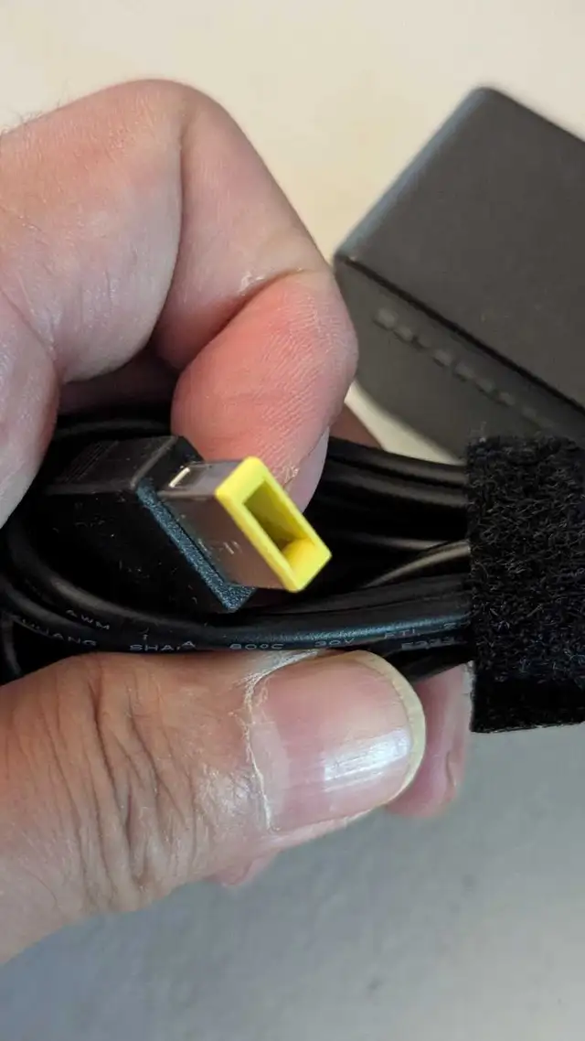 Genuine 90/65/45W Power Adapter for Lenovo laptops, slim square in Laptop Accessories in Oshawa / Durham Region - Image 4