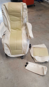 Motorhome front seat covers and arm rests