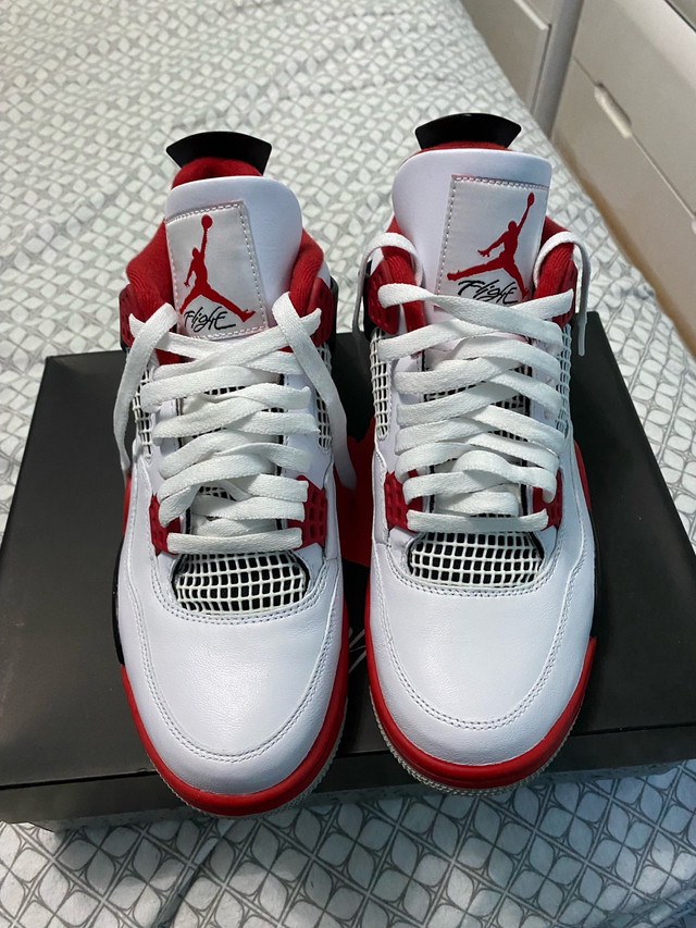 Fire Red Jordan 4 (2020) in Men's Shoes in City of Toronto