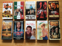 Lot de 10 Films VHS