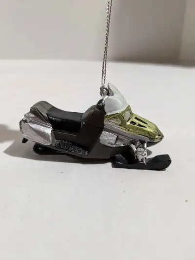 snowmobile Christmas tree ornament ski doo, View more
