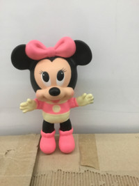 Disney Baby Minnie Mouse 11" Rubber Squeeze Toy Made in Mexico