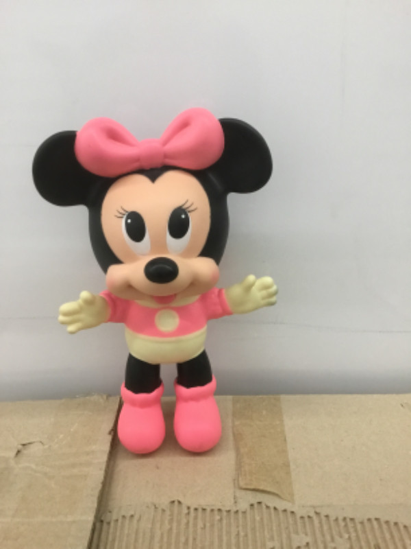 Disney Baby Minnie Mouse 11" Rubber Squeeze Toy Made in Mexico in Toys in Markham / York Region