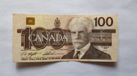 Bank of Canada Hundred 100 Cent Dollar 1988 Knight Banknote