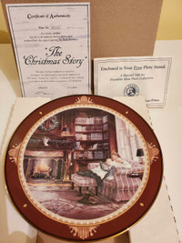 The Christmas Story by Trisha Romance plate.