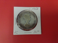 1953 Canada $1 Silver Coin