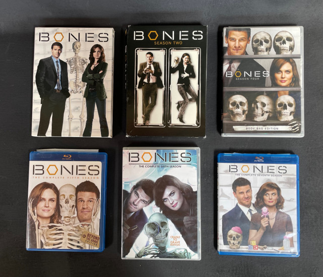 BONES Seasons 1-2 & 4-7 DVDs in CDs, DVDs & Blu-ray in Cornwall