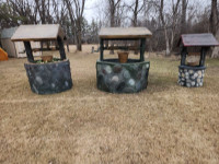 Custom wishing wells,planters,sewer and water cover for acreage 