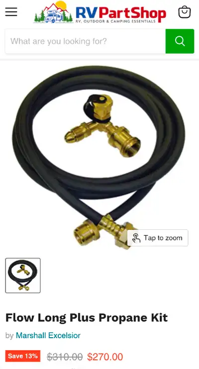 New MARSHALL EXCELSIOR Flow-Longer Plus Propane Kit - The Flow-Longer Propane Kits are designed to c...