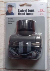 Head Lamp with Swivel Lens
