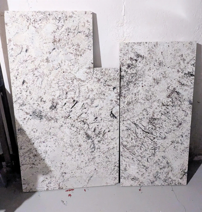 NEW! White Galaxy Granite Countertops Slabs - 2 pieces (3cm), View more