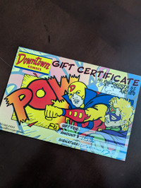 Gift card for Downtown Comix