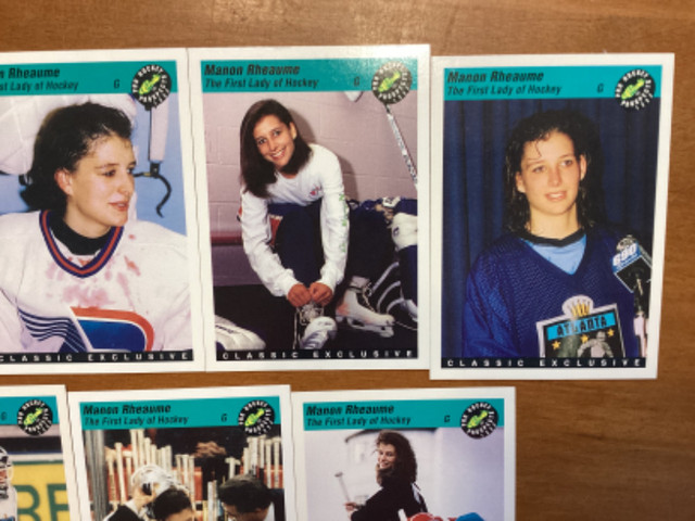 1993 CLASSIC PRO HOCKEY MANON RHEAUME CARD SET of 7 ! in Arts & Collectibles in City of Toronto - Image 2