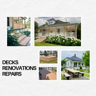 Home Renovations & Deck Services Available, View more