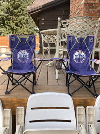 Oilers Chairs ( folding) 