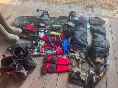 Paintball gear, View more