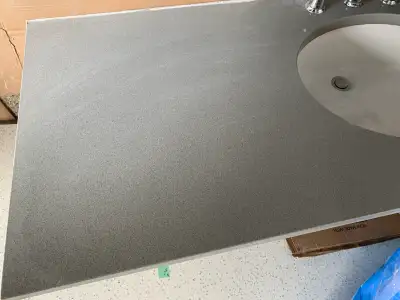 Large Quartz Countertop with Sink, View more