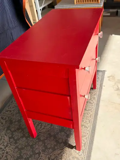 Wooden Red Dresser, View more