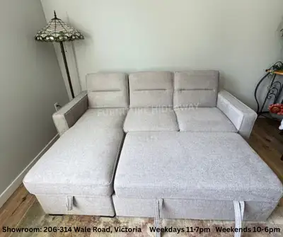 IN STOCK SLEEPER SOFA AT OUR SHOWROOM- READY FOR YOUR HOME!, View more